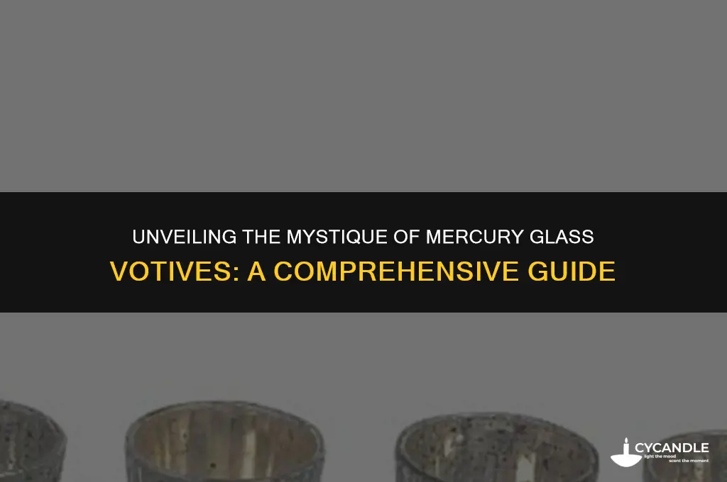 what is mercury glass votives