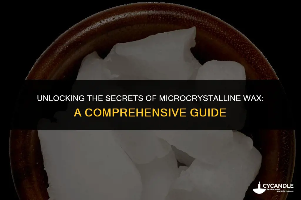 what is microcrystalline wax