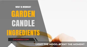 Midnight Garden Candle Ingredients: Unveiling the Aromatic Secrets Within