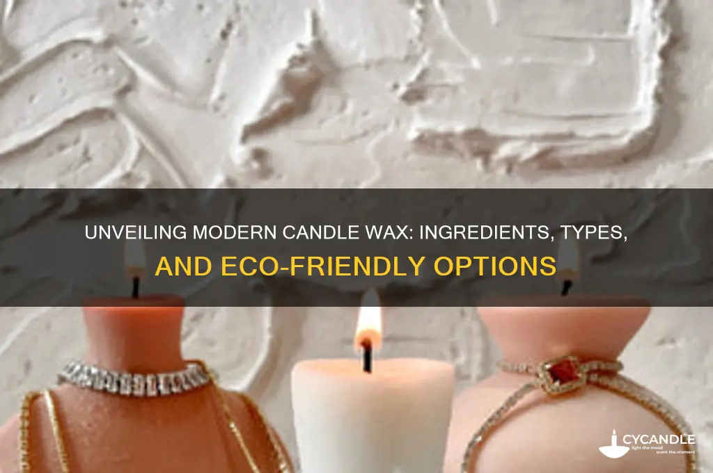 what is modern candle wax made of