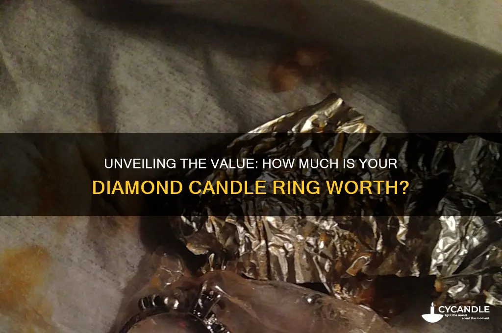 what is my diamond candle ring worth