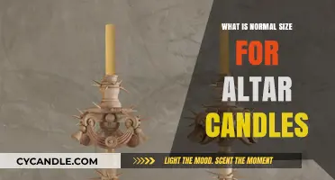 Understanding the Standard Dimensions for Altar Candles in Worship Spaces