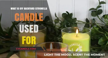 Off Backyard Citronella Candle Uses: Repel Insects and Enjoy Outdoors