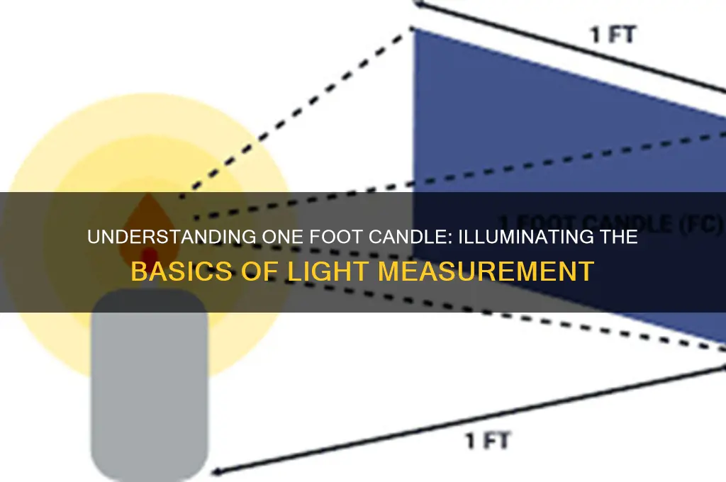 what is one foot candle of light