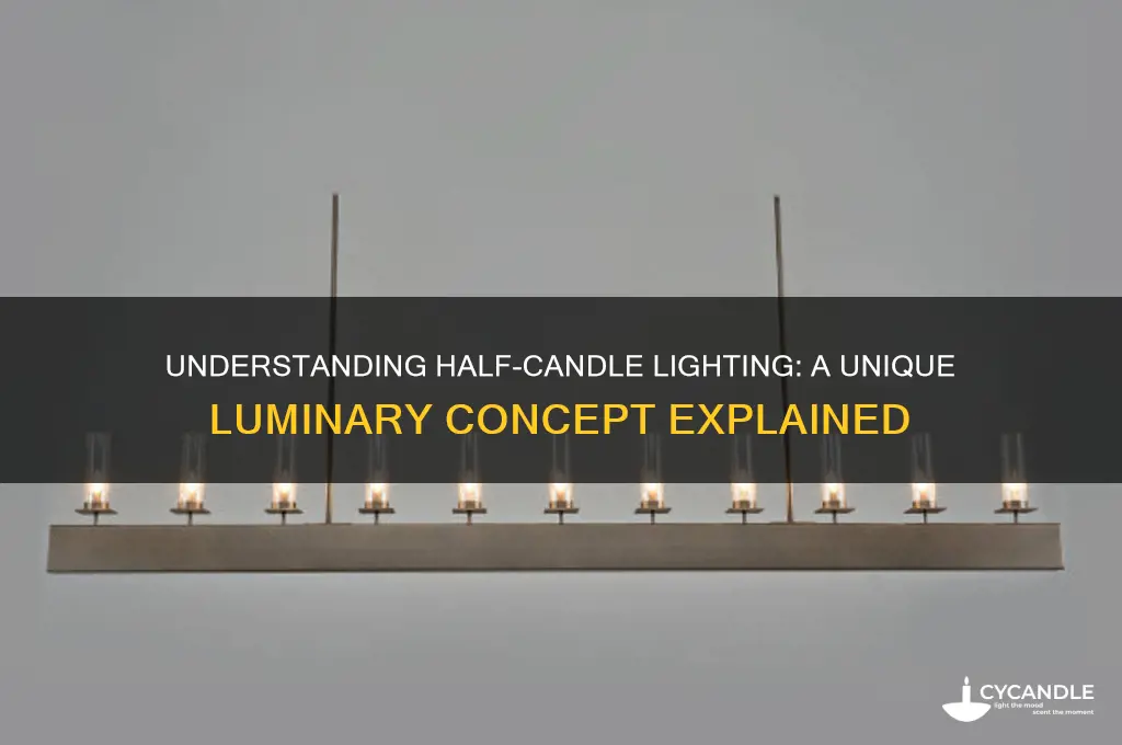 what is one half candle in lighting