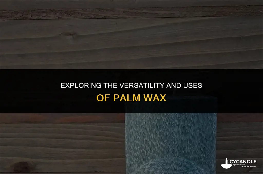 what is palm wax