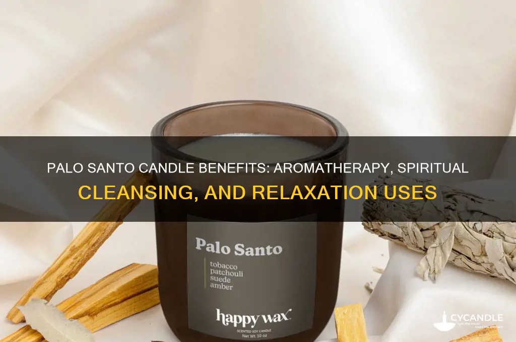 what is palo santo candle used for