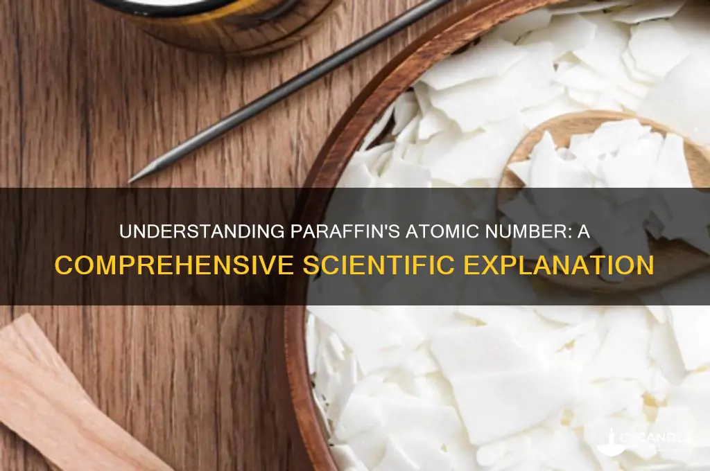 what is paraffin atomic number