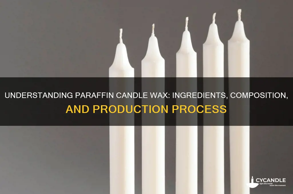 what is paraffin candle wax made of