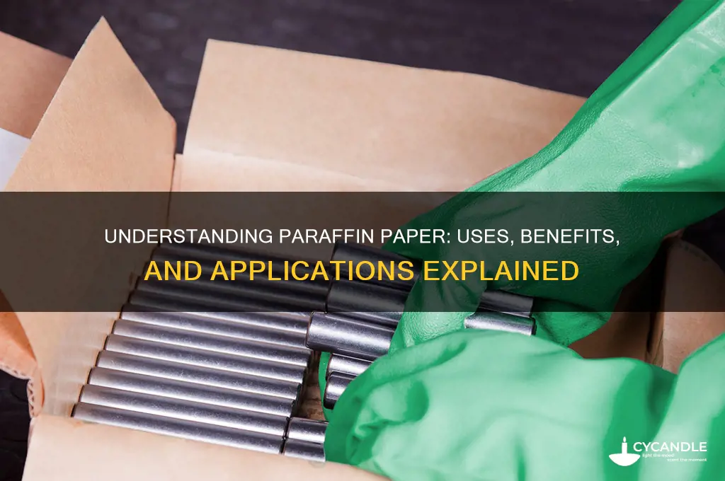 what is paraffin paper