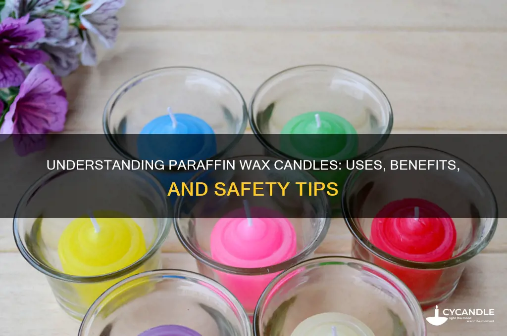 what is paraffin wax candles