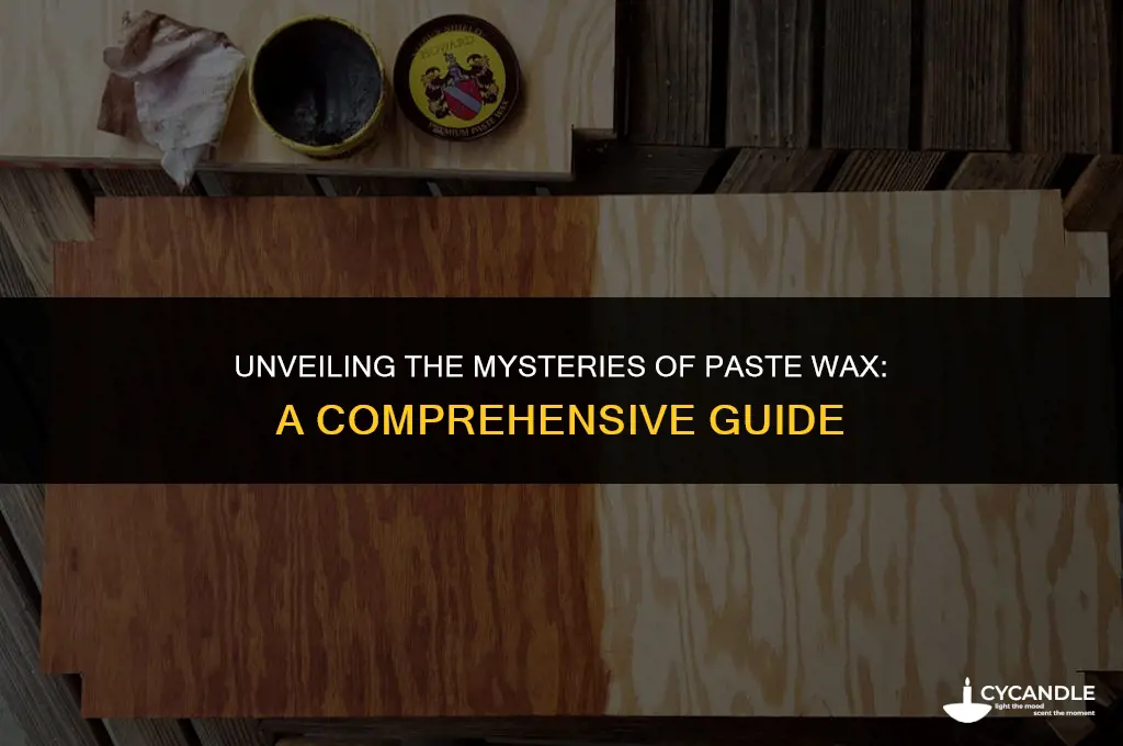 what is paste wax