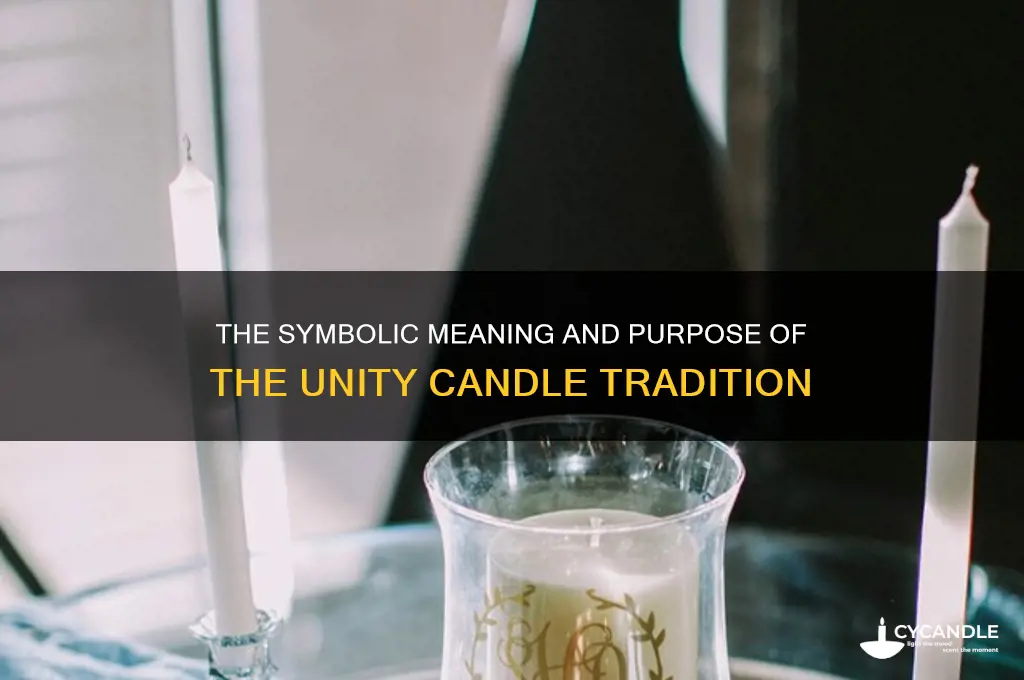 what is reason for unity candle