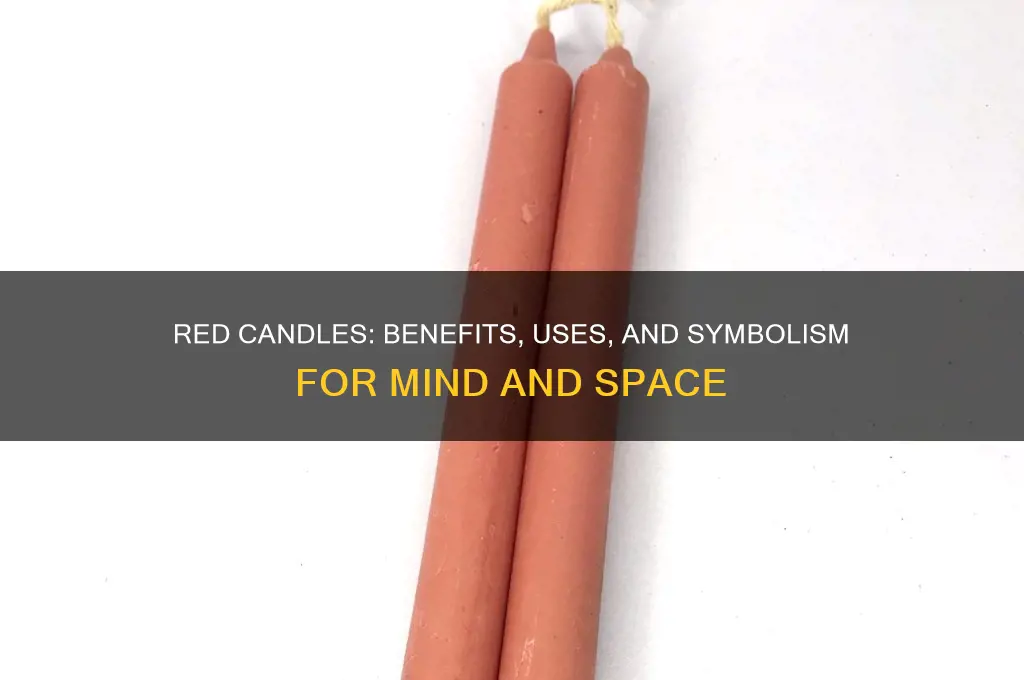 what is red candle good for