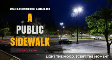 Optimal Foot Candles for Safe and Well-Lit Public Sidewalks