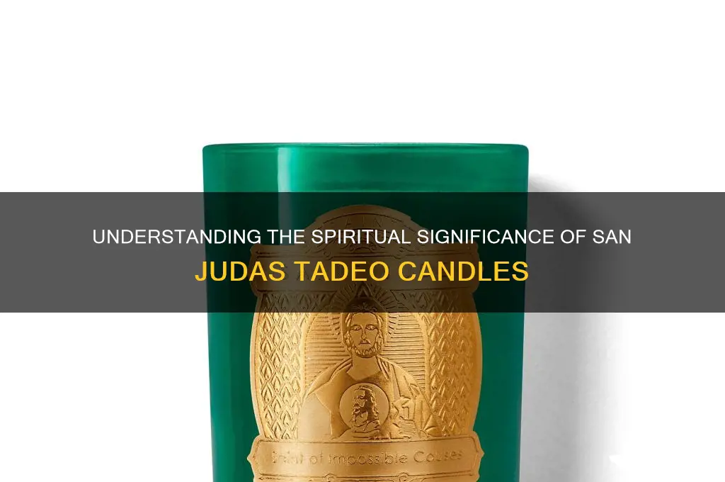 what is san judas tadeo candle meaning