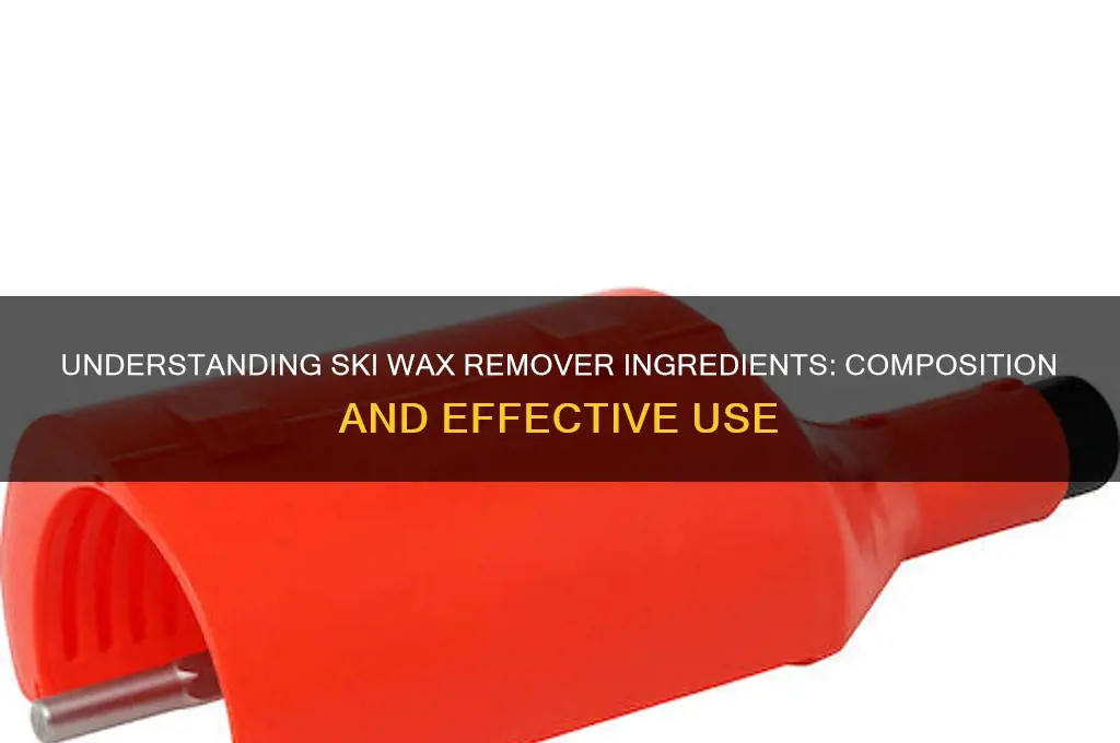 what is ski wax remover made of