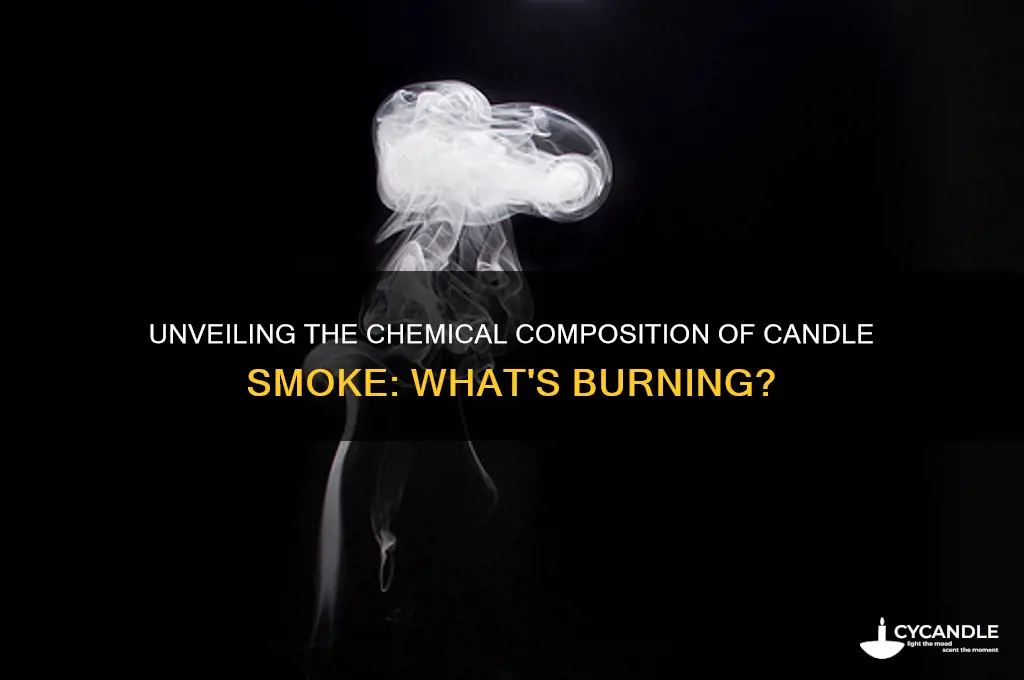 what is smoke from a candle made of