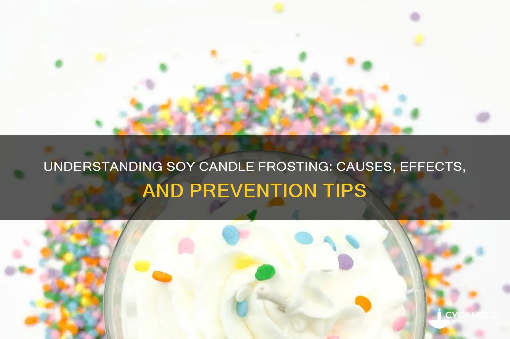 what is soy candle frosting