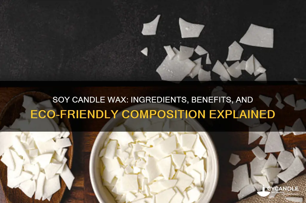 what is soy candle wax made of