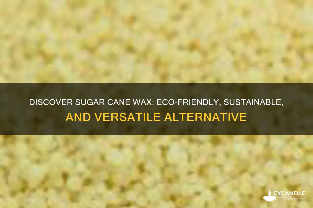 what is sugar cane wax