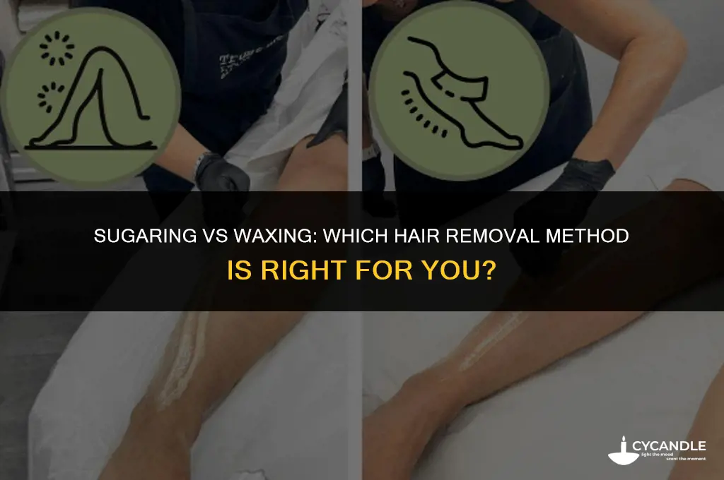 what is sugaring vs waxing