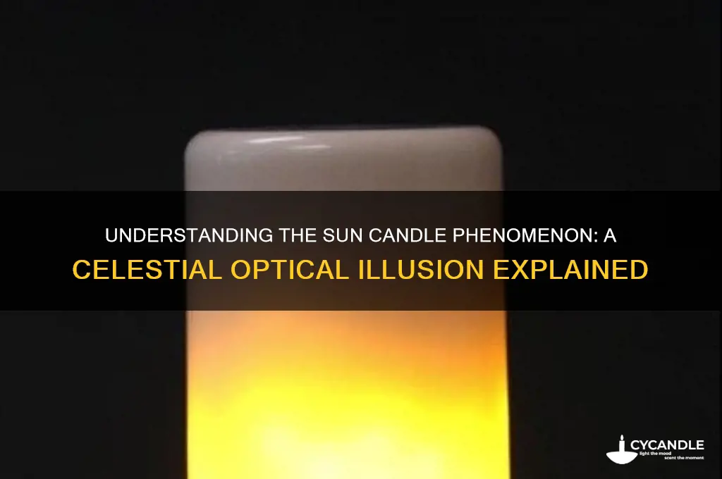 what is sun candle phenomenon