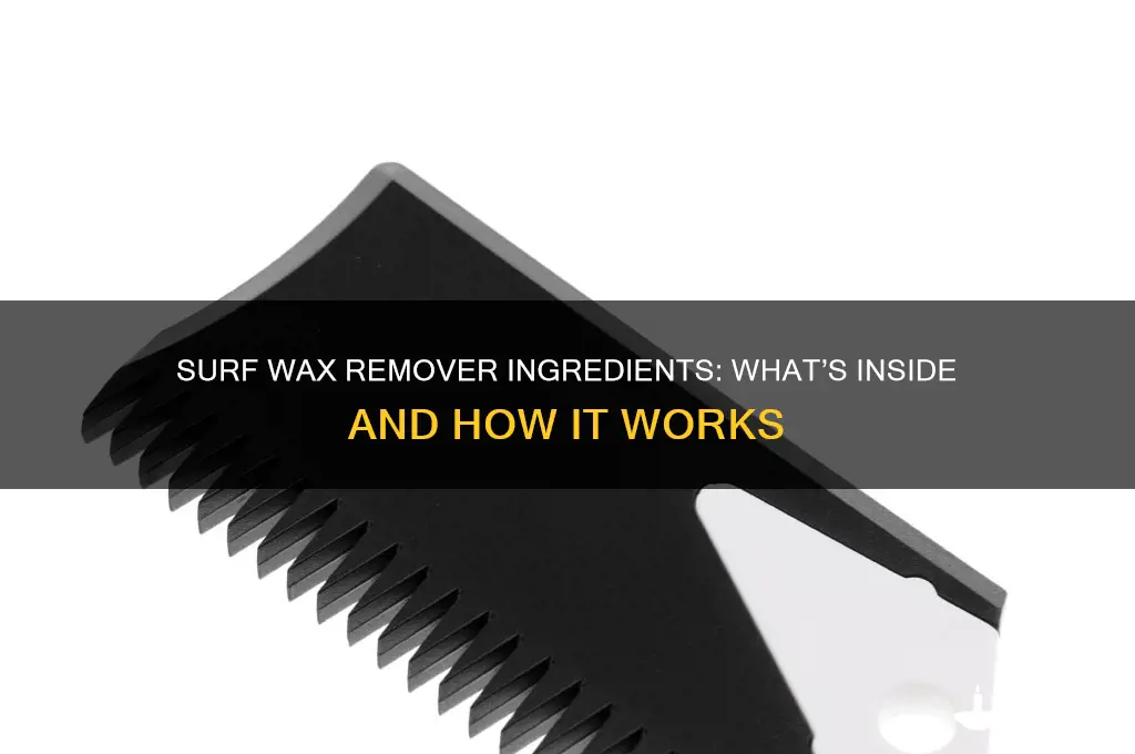 what is surf wax remover made of