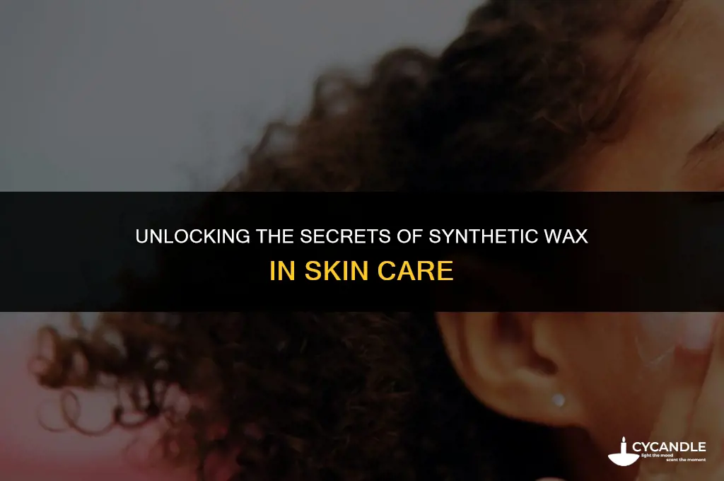 what is synthetic wax in skin care