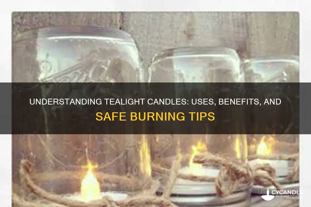 what is tealight candle