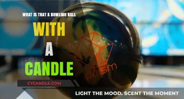Unusual Combo: Exploring the Meaning Behind a Bowling Ball with a Candle