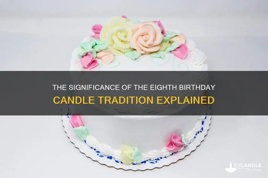what is the 8th year birthday candle for