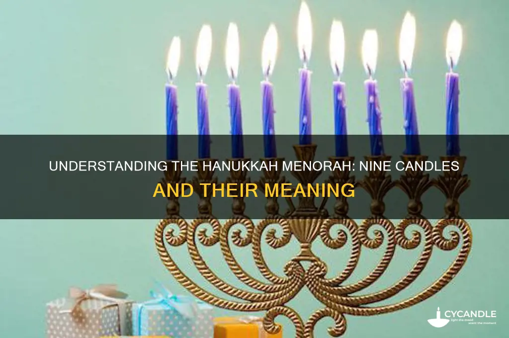 what is the 9 candle menorah