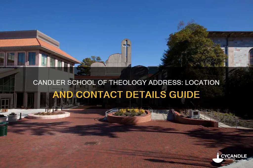 what is the address to candler school of theology