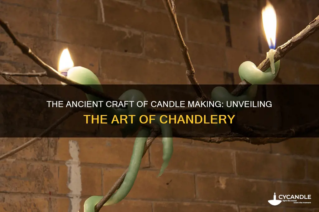 what is the art of candle making called
