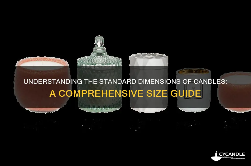 what is the average candle size