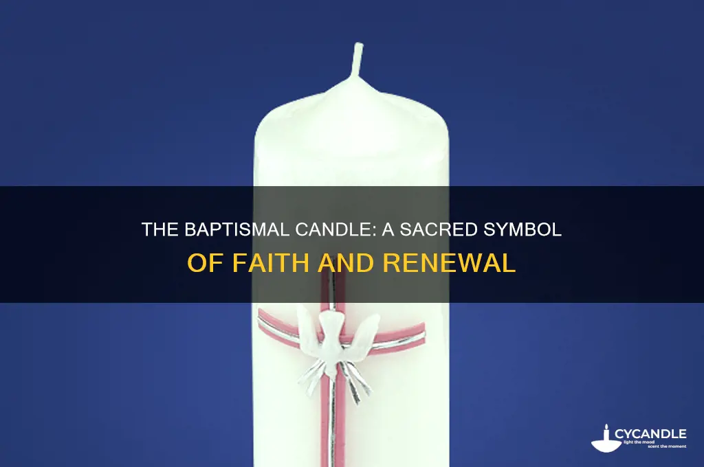what is the baptismal candle a sign of