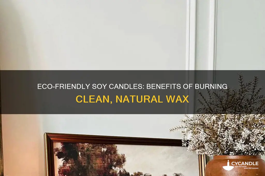 what is the benefit of burning soy candles