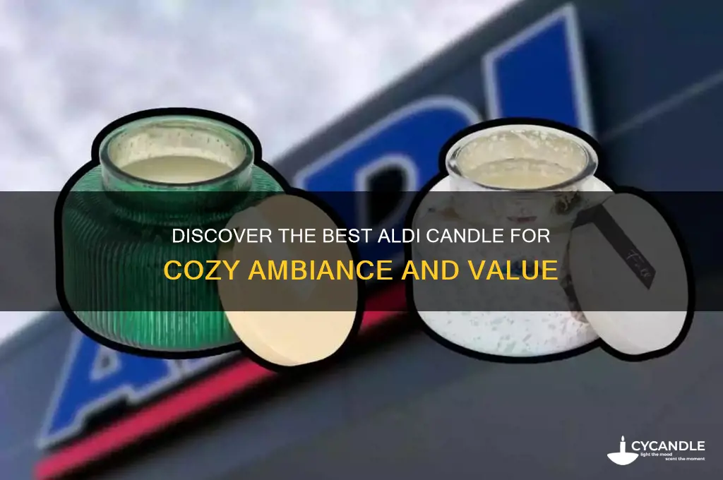what is the best aldi candle