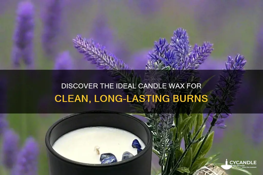 what is the best candle wax to burn