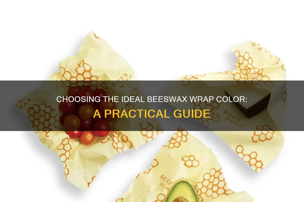 what is the best color of beeswax for wrap