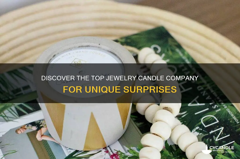 what is the best jewelry candle company
