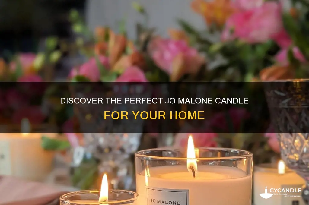 what is the best jo malone candle