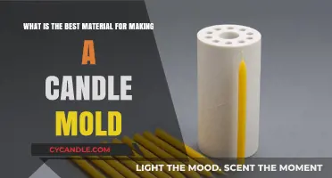 Choosing the Ideal Material for Crafting Durable Candle Molds