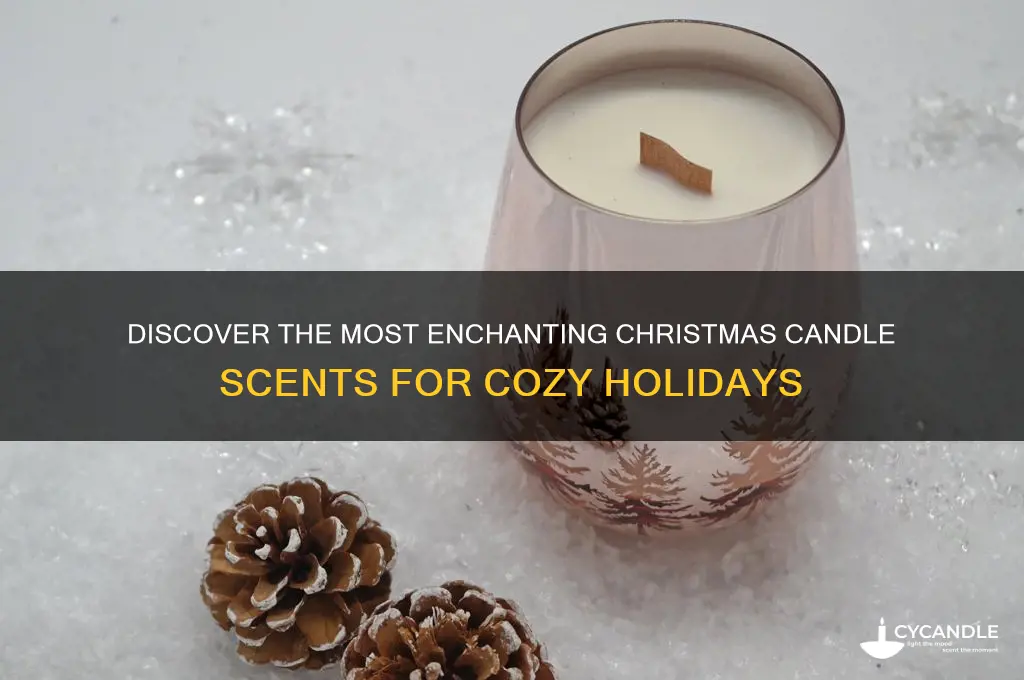 what is the best smelling christmas candle