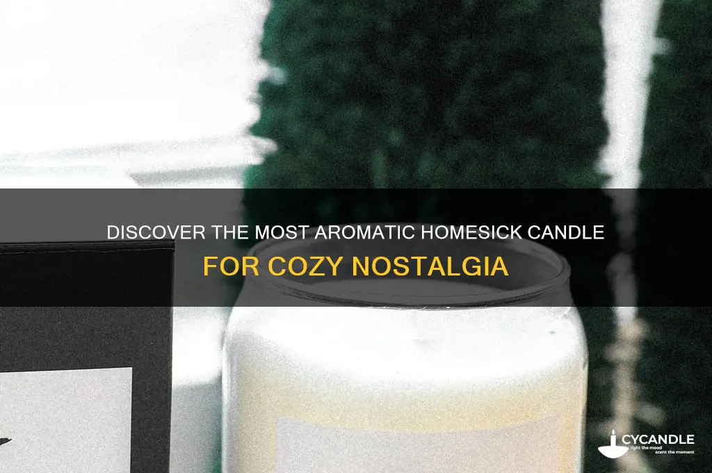 what is the best smelling homesick candle