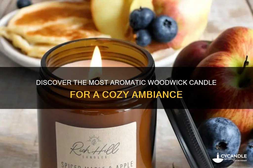 what is the best smelling woodwick candle