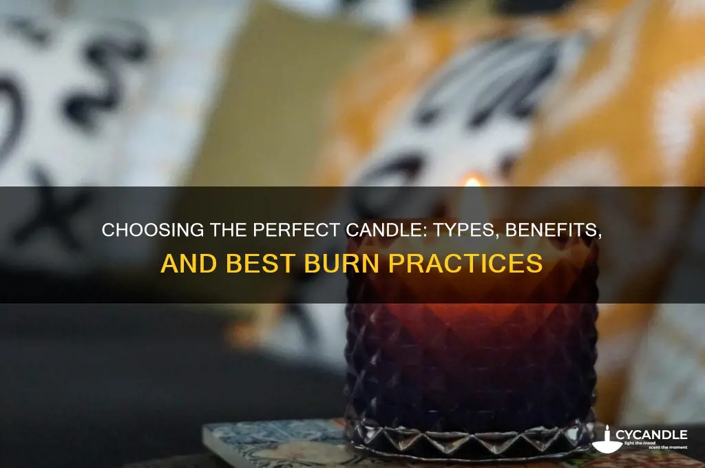 what is the best type of candle to burn