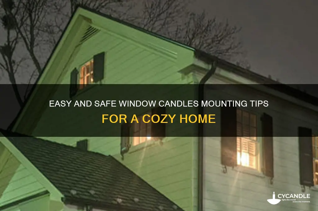 what is the best way to mount window candles