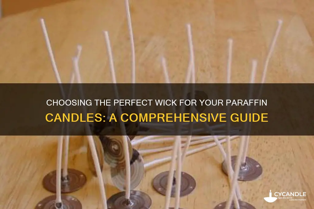 what is the best wick for paraffin candles